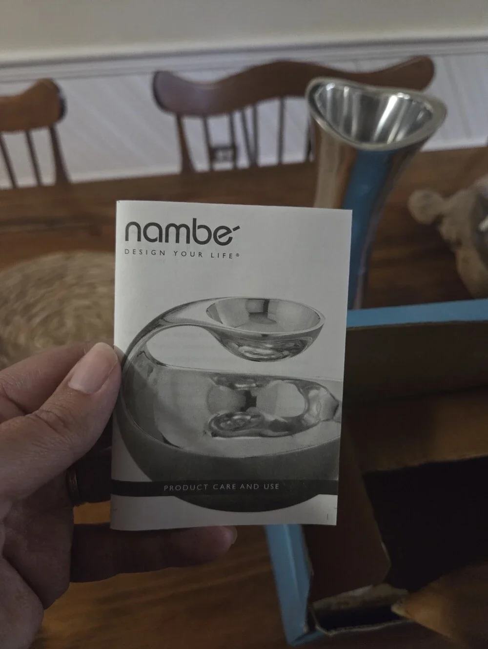 Nambe Polished Alloy Vase